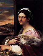 A Young Roman Woman Sebastiano del Piombo